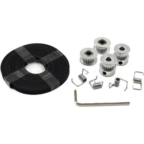 5M timing belt 20 tooth inner hole 5+20 tooth idler inner hole 5+ torsion spring 3D printer accessories