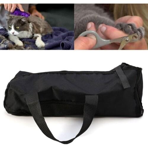 Pet Cat Grooming Bag Cat Bathing Restraint Bag Claw Nail Trimming Examing Bag