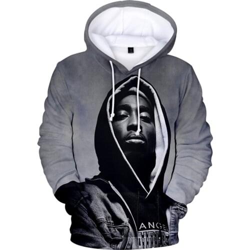 Autumn 2PAC 3D Hoodies Men/women Fashion Harajuku High Quality Hot 3D Print Long Sleeve 2PAC Mens Hoodies Sweatshirt