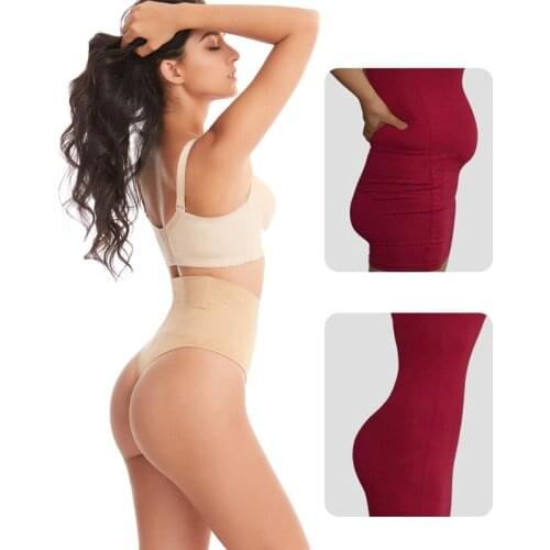 Butt Lifter Shapewear Thong High Waist Panty Sexy Slimming Tummy Body Shaper G-string Panties Women Pant Briefs Shapewear