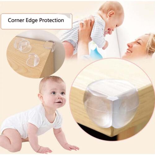 4Pcs Baby Safety Silicone Protector Children Anticollision Edge Table Corner Edge Protection Cover Child Corner Guards