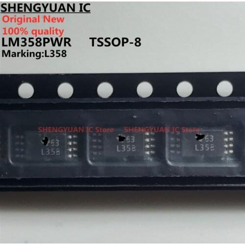 10 pcs/lot LM358PWR L358 TSSOP-8 LM358 DUAL OPERATIONAL AMPLIFIERS 100% new imported original 100% quality