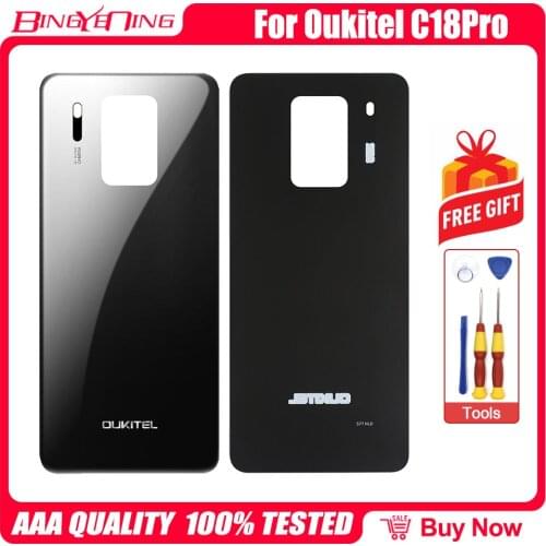 100% New Original Battery Cover For Oukitel C18 Pro Protective Back case Repair Replacement Accessories Parts Phone Accessory