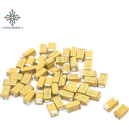 20PCS 10UF 35V C6032 Type C Tantalum Capacitor SMD C 6032 Chip