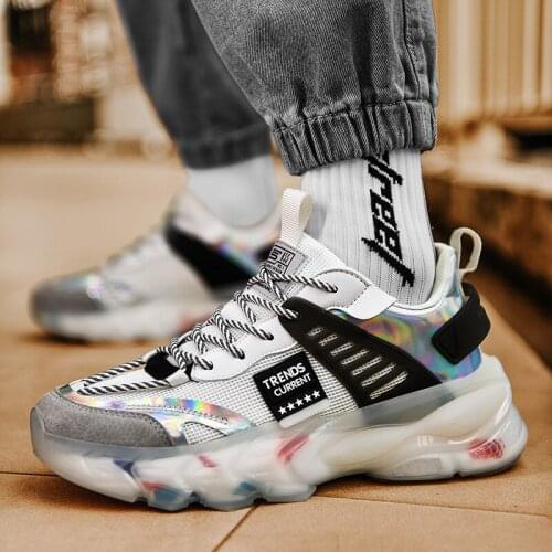 2021 Fashion casual sports plus size mens shoes new Korean mens fashion casual shoes trend student sports shoes running shoes