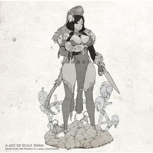 30MM Resin model kits DIY figure self-assembled A-602