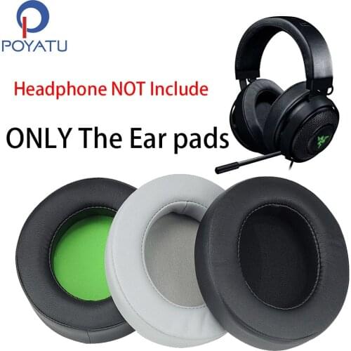 POYATU For Razer Kraken 7.1 Ear Pads Headphone Earpads For Razer Kraken 7.1 Chroma V2 USB Gaming Pro V2 Ear Pads Cushion Cover