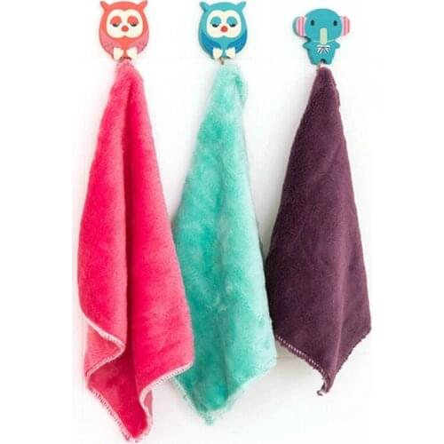 Bamboo Fiber Rag Not Oily Dishcloth Soft Cleaning Cloth Portable Kitchen Cleaning Tool