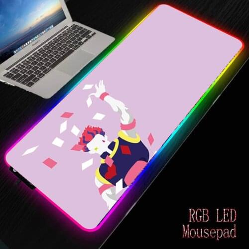 XGZ Hunter X Hunter Anime Large Gaming Mouse Pad Lockedge Mouse Mat for Laptop Computer Keyboard Pad Desk Pad Mousepad