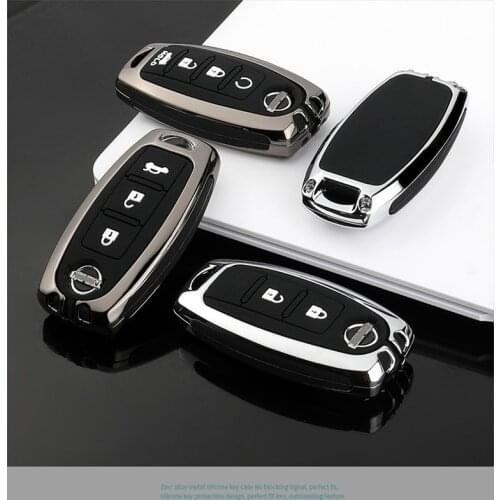 Zinc Alloy Car Key Cover Case Full Protection For Nissan Qashqai J10 J11 X-Trail t31 t32 kicks Tiida Pathfinder Murano Note Juke