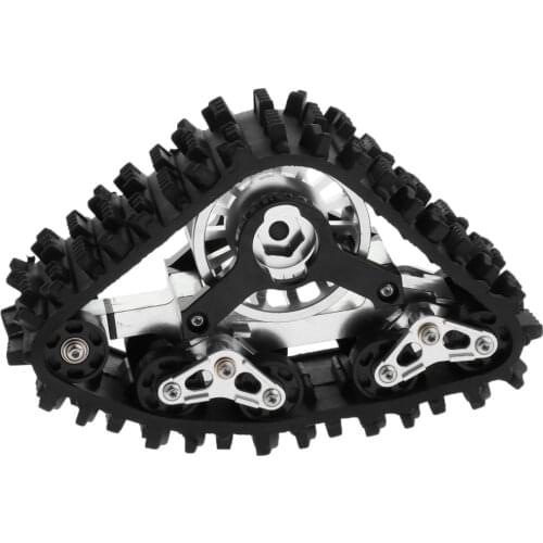 1/10 RC Crawler Car Track Snow Tire Wheel Upgrade Part for Axial SCX10 Hobby