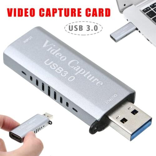 For Live Game Streaming 1pc Durable USB 3.0 HDMI-compatible Video Capture Card 4K Input Recorder TV Tuner Cards Pohiks