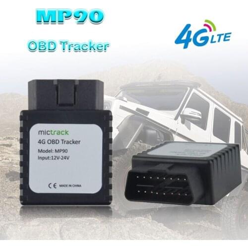 GPS Tracker 4G OBD II LTE MP90 Easy Install Plug Connector Geo-Fence alarm GPS Tracker Car Real-time Free Web APP