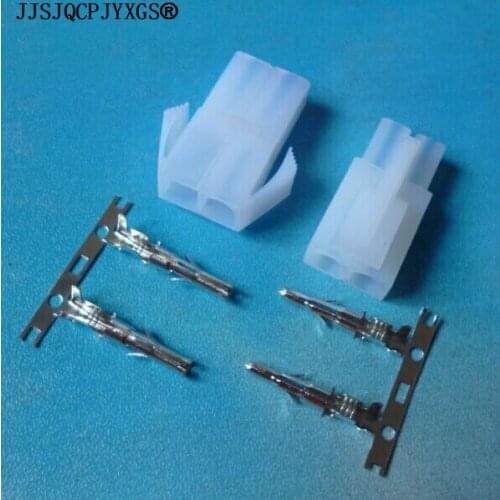 JJSJQCPJYXGS Big 2 Pin 2 Way Female Male Connector Large L6.2 6.2MM Socket Plug Motor Connector