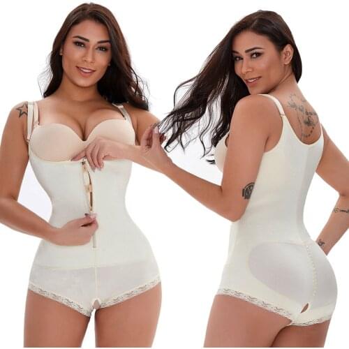 Body Shapewear Waist Trainer Belly Slimming Shaper Corset Bodysuit Butt Lifter Modeling Strap Body Shaper Underwear Women Zipper