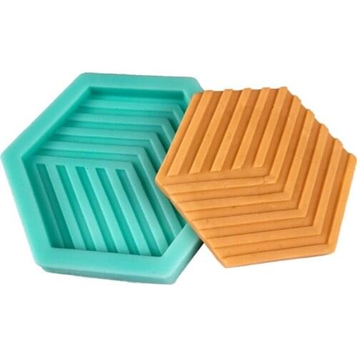 DIY Round Coaster Silicone Molds Tea Mat Coaster Molds for Resin Casting Mold