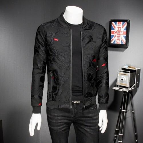 Puff Slim Fit Bomber Black Chaqueta Hombre Casual Plus Size 5xl Zipper Jacket Men
