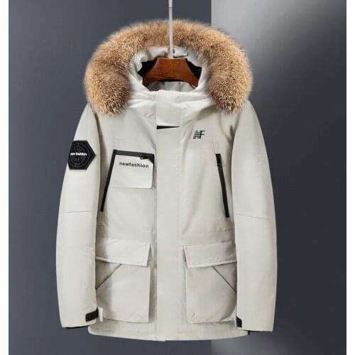 Large size loose coat Men Winter Jacket Men Hooded Duck Down Jacket Male Windproof Parka Thick Warm Overcoat coats