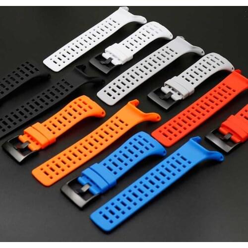 Mens Silicone Strap for SUUNTO AMBIT 2S2R3S3R3PEAK Womens Sports Waterproof Rubber Strap Buckle