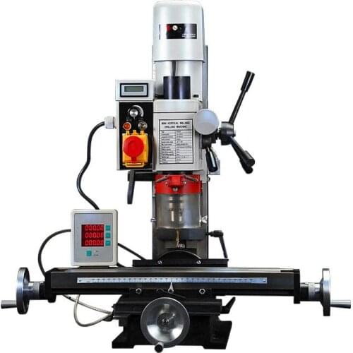 Small Drilling Milling Integrated Machine Drilling Tapping Desktop Home Multi-function Adjustable Speed Metal Processing 500W