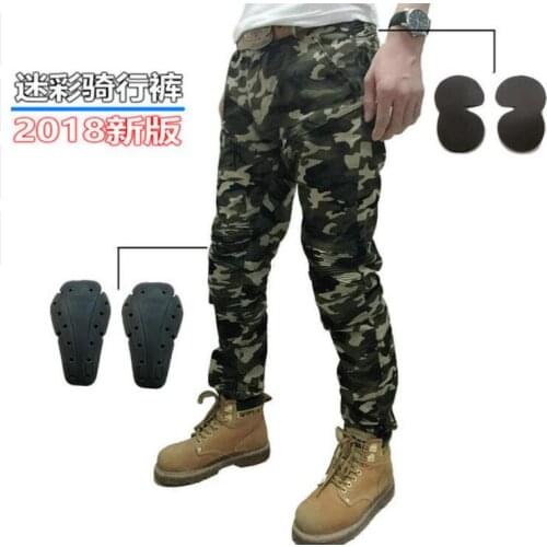 2018 new camouflage motorcycle motorcycle racing Rider jeans Slim
