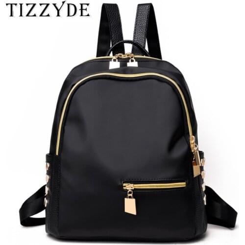 2020 New Ladies Fashion Backpack Nylon Wild Mini Backpack Luxury Designer Canvas Rivet Zipper Multifunctional Women Bag MLM07