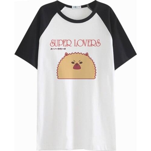 New Super Lovers T-shirt Anime Men t shirt Cotton Summer Loose women Tees tops