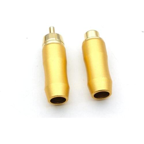 Gold-plated RCA plug / Female Solder Audio Video Connector