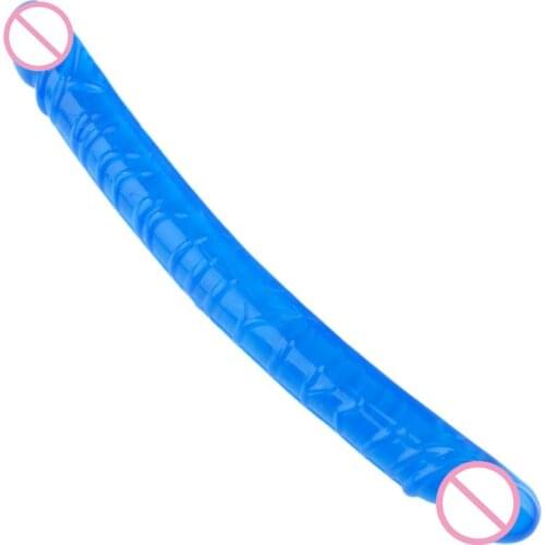 50LF Realistic Long Dildo Sex Toys with Double Heads G-spot Plug Adult for Women Lesbian