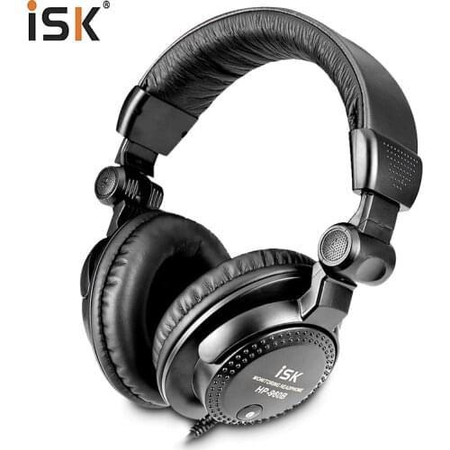 Brand new original ISK HP-960B Over ear Professional Headphone 3.5mm Studio Monitor Dynamic Stereo DJ HD Headsets music Earphone