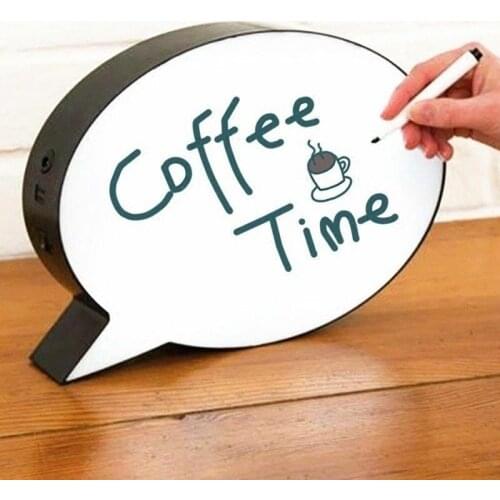 DIY Handwriting Message Light USB Letter Lamp Bubble Shape Writing signboard Birthday Party Wedding Lighting Decors With Pen