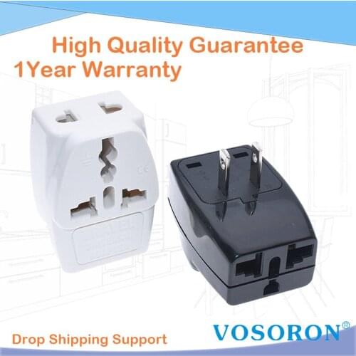 1 to 3 EU AU To US USA Plug Adapter Australia European To America Universal AC Travel Power Adapter Converter TYPE A