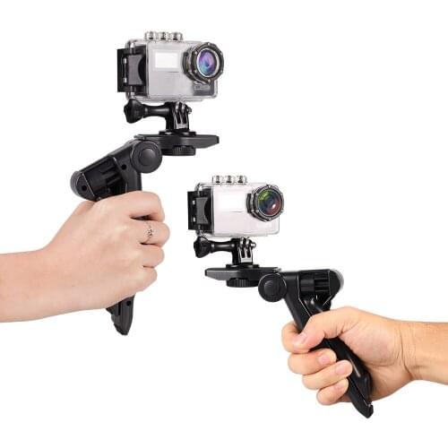 1/4'Screw Universal Mini Tripod Stand Phone Clamp Mount Flexible Tripod Holder Monopod For iPhone Gopro 6 /DJI