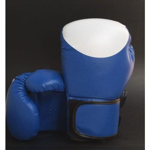 Adult Teenager Fitness Sports PU Leather Boxing Gloves Thicken Pad Training Thumb Gloves Combat Kickboxing Fight MMA Muay Thai