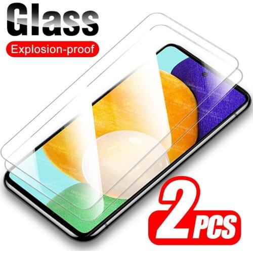 2pcs Protective Glass For Samsung Galaxy A52 A72 A32 5G 4G A02 A02S A 52 72 32 02 02S Screen Protector Cover Tempered Glass Film
