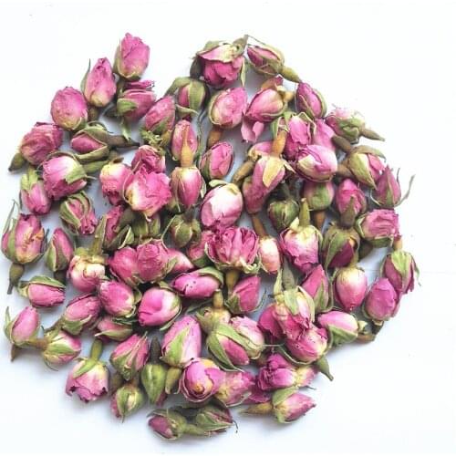 100g Natural Dried Pink Rose Flower Rose Bud Girl Women Gift Fragrant Natural Dried Red Rose Buds Organic Dried Flowers Buds