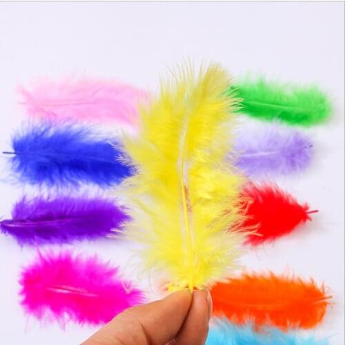 100 Transparent Pop Ball Filling Feathers Wedding Party Children Birthday Arrangement Transparent Balloon Feather