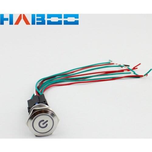 20pcs/lot electrical connector for HABOO 25mm metal switch 1NO+1NC