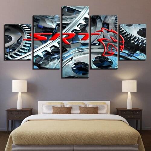 5 Pieces Epicyclic Wheel Gear face Picture HD Canvas Print Art Painting For Large Wall Pictures Home Decoration