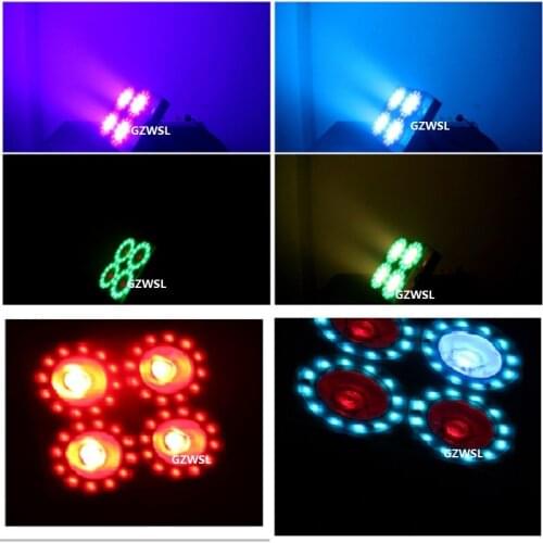 8pcs/lot 2019 New Product 4x30W RGB 3IN1 LED COB Blinder Light 4 Eye Audience Light Show Light