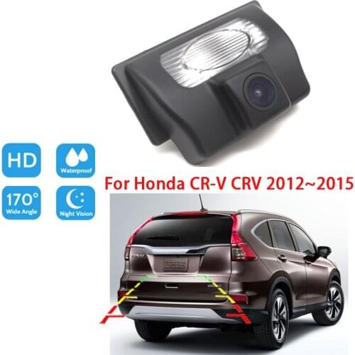 Car Reversing Parking Camera For Honda CR-V CRV 2012 2013 2014 2015 CCD Full HD Night Vision Backup Camera high quality RCA