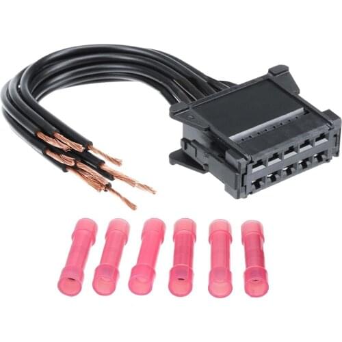 Car Heater Blower Resistor Wiring Loom Harness Connector for Renault Megane 2 Scenic II 8200729298 10 Pins wiring Connector