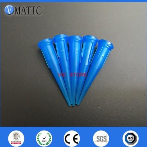 Free Shipping 100Pcs 22G Blue TT Liquid Dispenser Needles Plastic Tapered Tips