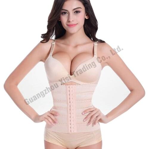 Black/Beige Fitness Fat Burning Girdle Belt Sexy Women Body Waist Trainer Shapers Underbust Belt Corset Faja Reductora Shapewear