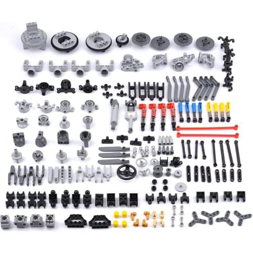 DIY Educational Technic Parts Engine Suspension Parts for Standard/MOC Building Block Brands- Random Color