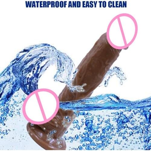 50LF Suction Cup Dildo Simulation Penile G Spot Prostate Stimulation Masturbator