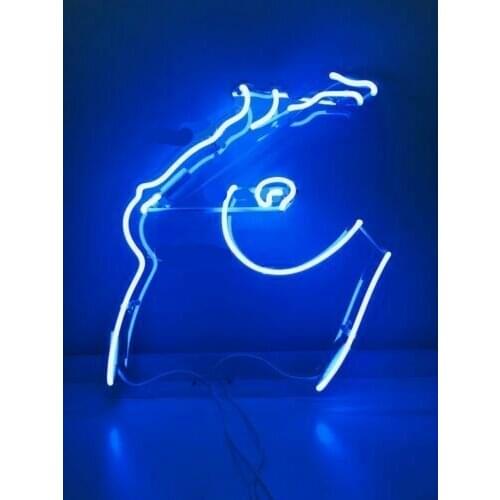 Live Nudes Beautiful Lady Christmas Gift Neon Sign Real Glass Tube Beer Bar Pub Bedroom Wall Homeroom Party Decor 14x5