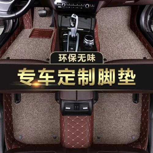 Myfmat CUSTOM car floor mats leather for SUBARU Outback Impreza Legacy Forester Tribeca SUBARU XV double layers flexible safe
