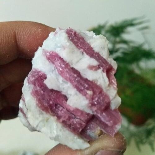 Natural stone plum blossom tourmaline raw mineral specimens home decoration raw crystals gem collection