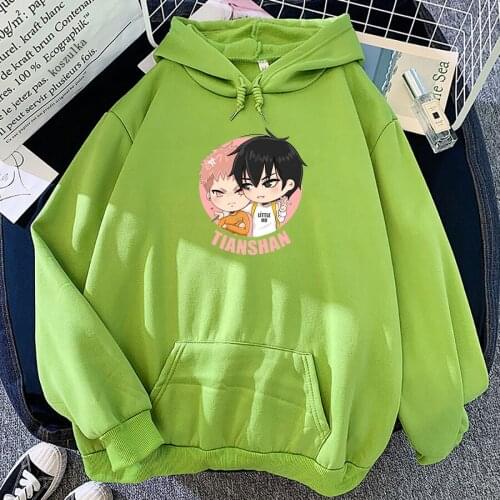 Japanese Anime 19 Days Hoodie Plus Size Hoodies Tianshan Chibi Streetwear Sweatshirt Harajuku Hoodied Winter Clothes Women